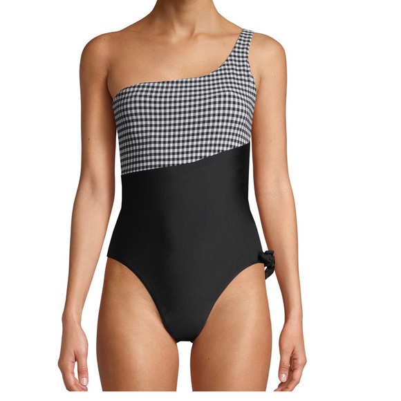 One-Piece  black Gingham Print Swimsuit for Women from Vigoss - Picture 1 of 10